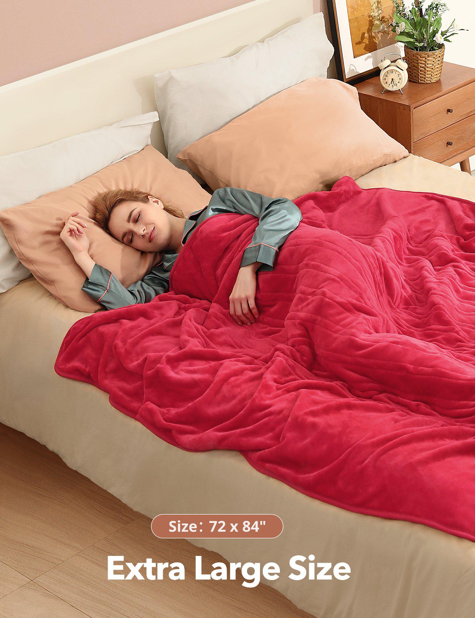 Homech Electric Heated Blanket, Throw 72'' x 84'' Full Size-TaoTronics US