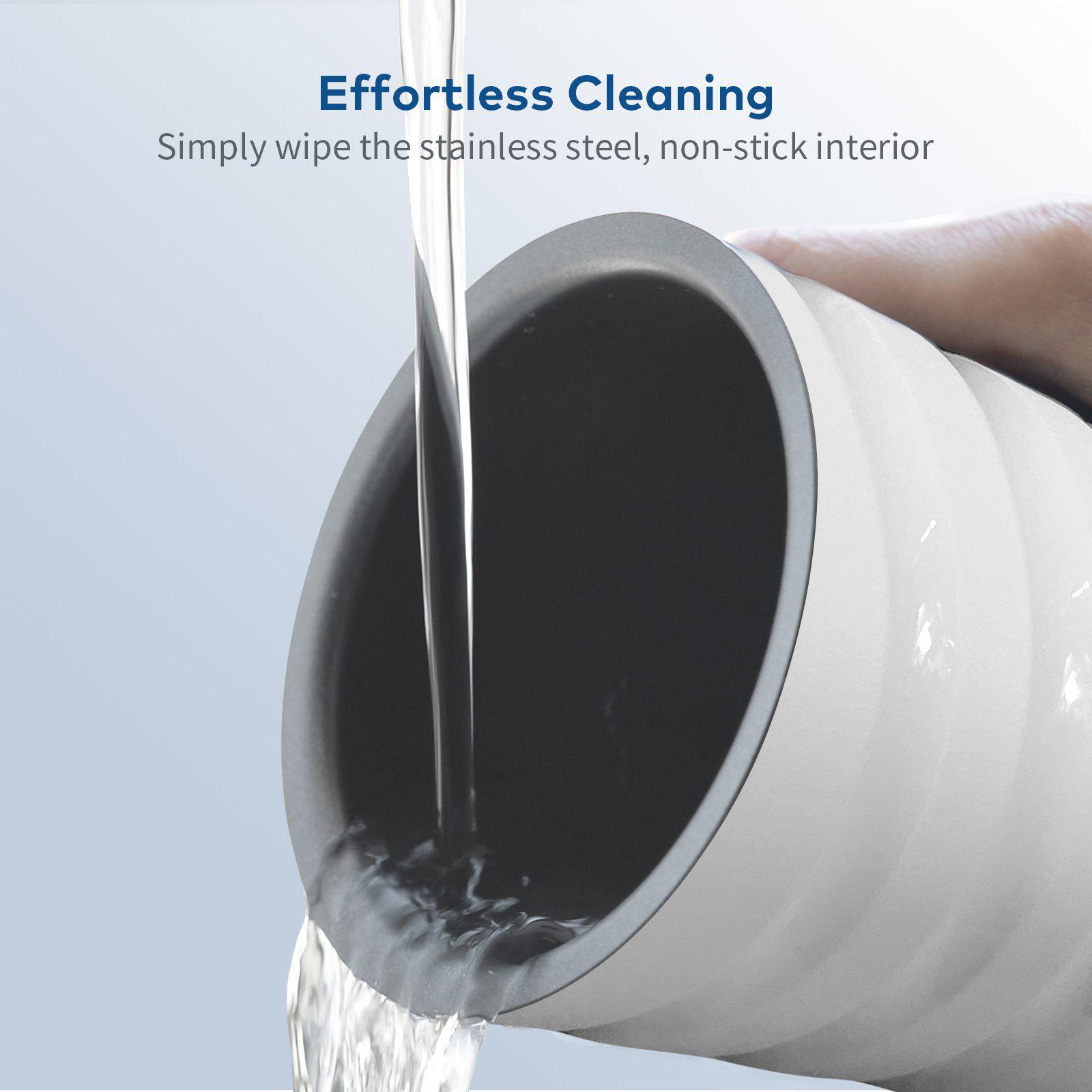 Milk Frother, Miroco Electric Milk Steamer Soft Foam Maker for Hot and Cold Milk Froth-TaoTronics
