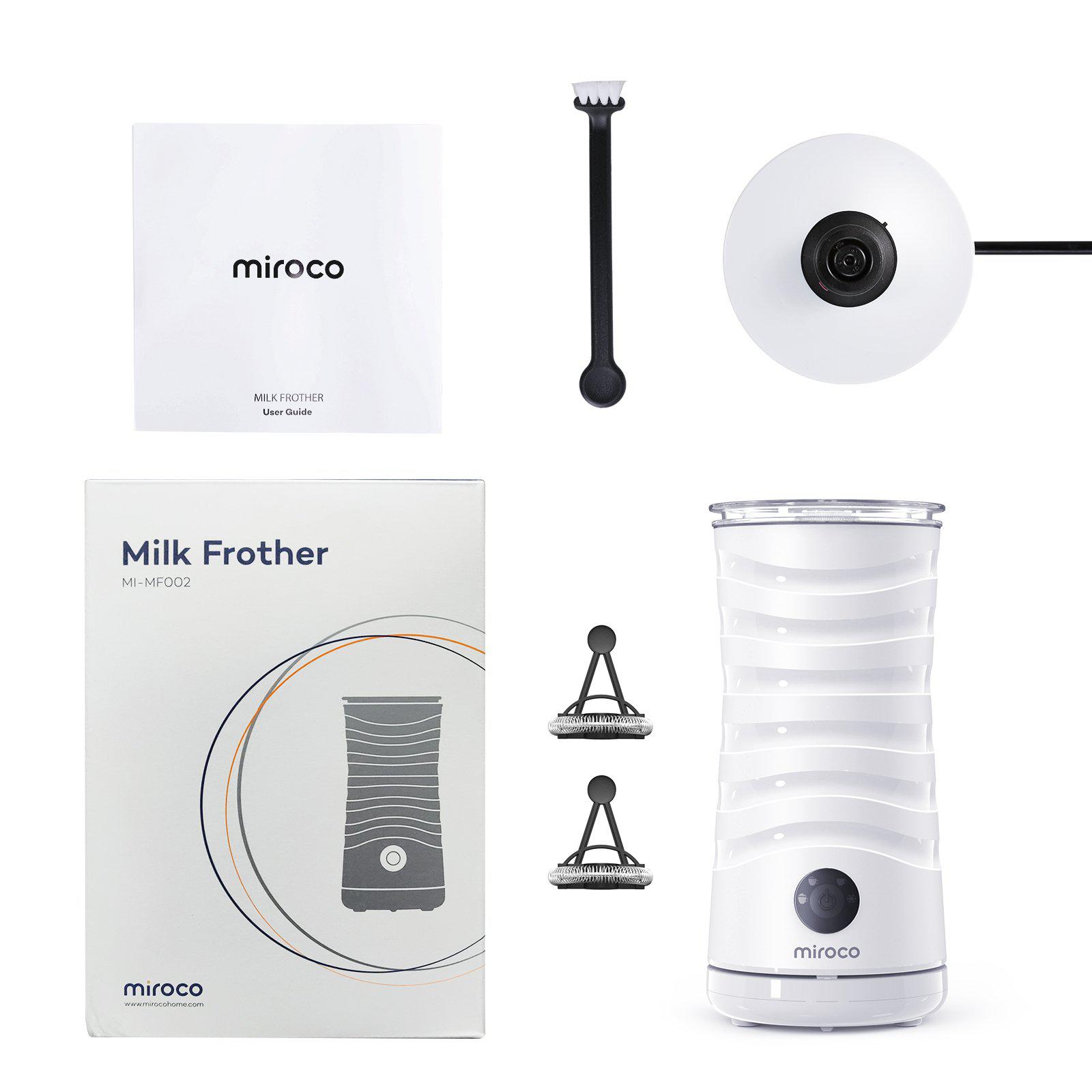 Milk Frother, Miroco Electric Milk Steamer Soft Foam Maker for Hot and Cold Milk Froth-TaoTronics