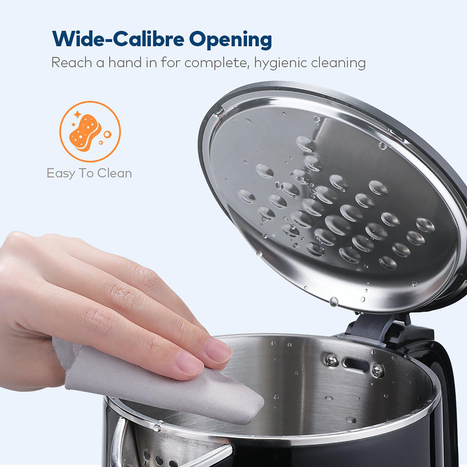 Electric Kettle, 1.5L Double Wall 100% Stainless Steel BPA-Free Cool Touch Tea Kettle with Overheating Protection-TaoTronics US
