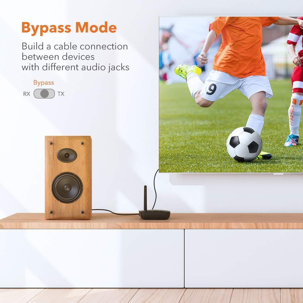 TaoTronics Long Range Bluetooth 5.0 Transmitter Receiver for TV BA014 Gallery 6