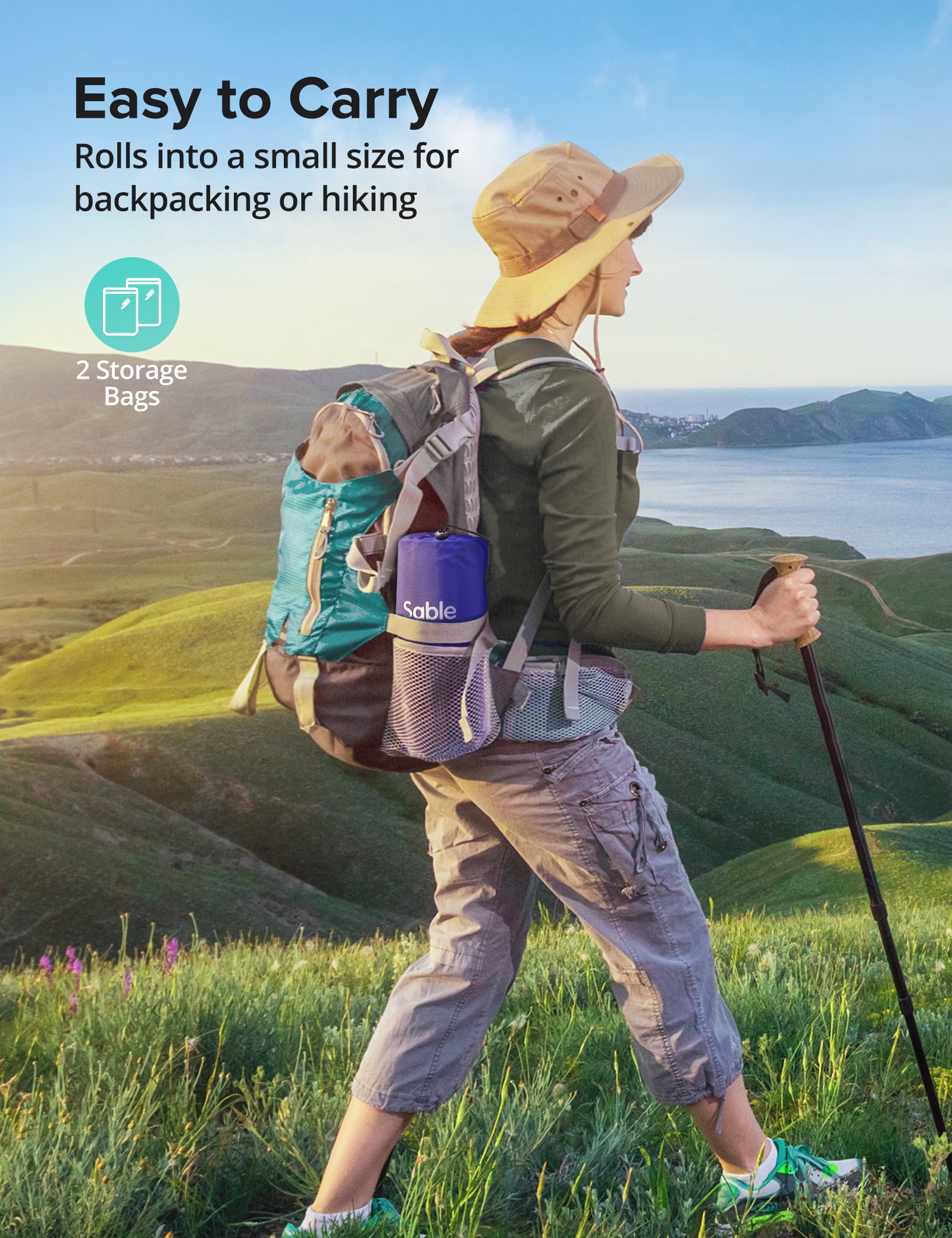 Inflatable Camping Pad Sleeping Mat Air Mattress Air Pad with Built-in Inflator 5 R-Value for Outdoor Hiking Camping Backpacking-TaoTronics US