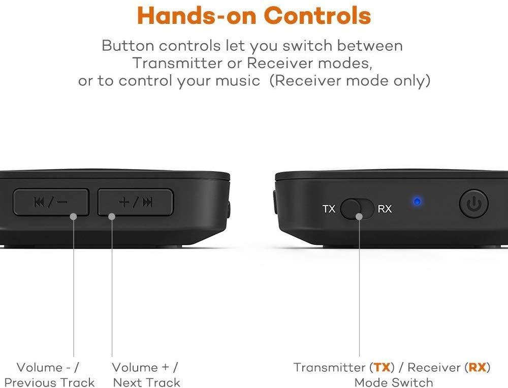TaoTronics Transmitter Wireless 3.5mm Audio Adapter BA008 Gallery 3
