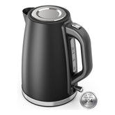 Paris Rhône 1.7L Stainless Steel Electric Kettle, 1500W with LED Indicator