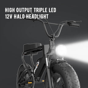 2023 Off Road Mountain Electric Bike 20'' Fat tires 1200W Powerful Motor