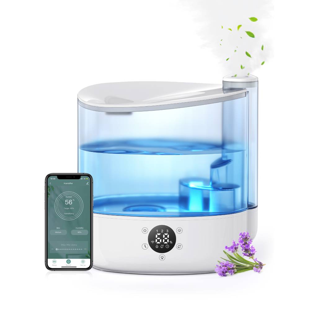 PARIS RHÔNE AH038 6L Smart Top Fill Humidifiers with App, WiFi, 60H Long Runtime for Home 2024