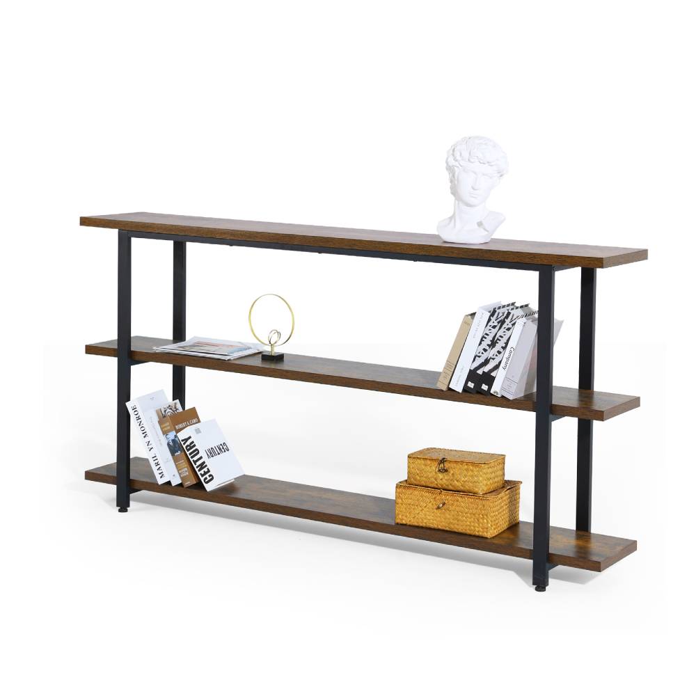 Console Table, 71” Industrial Entryway Table