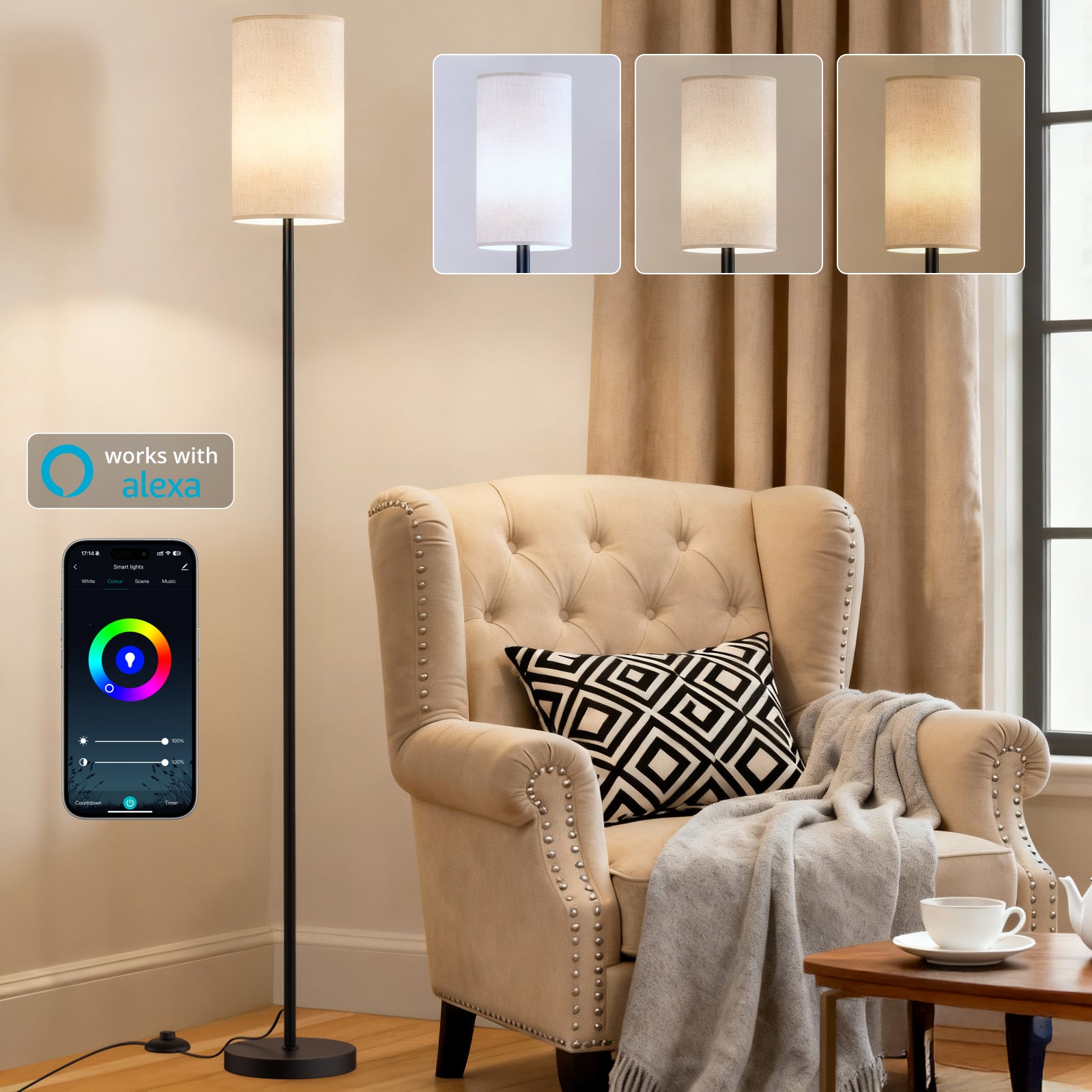 TaoTronics NB-DL010 Smart Floor Lamp – Ambient Lighting for a More Comfortable Home