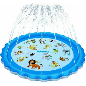 Homech Sprinkler for Kids, Outdoor Inflatable Sprinkler Water Toys, 68 Kiddie Water Play Mat Toys for 2-12 Years Old