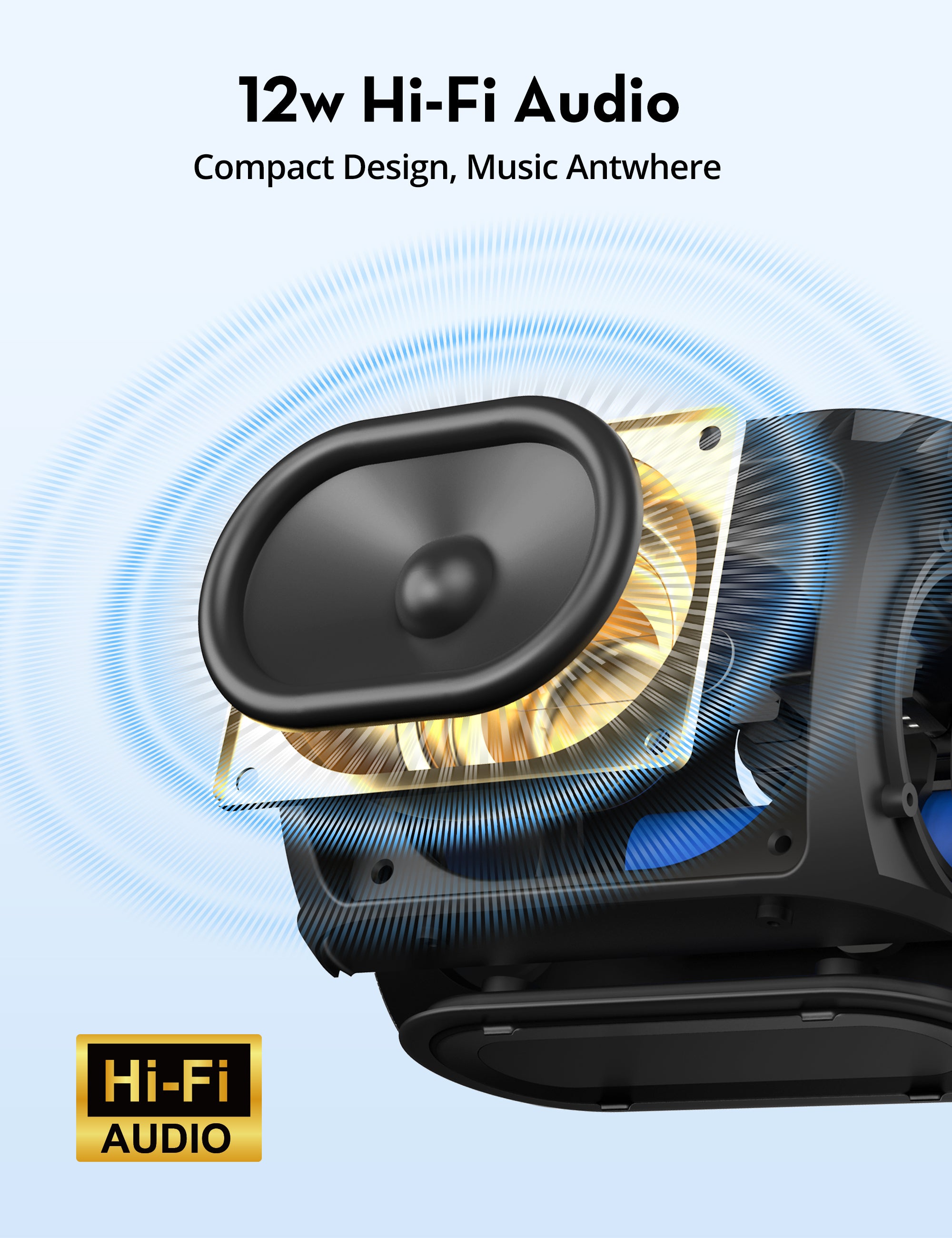 TaoTronics RP-SK002 Mini Bluetooth Speaker – Compact Sound for Everyday Moments