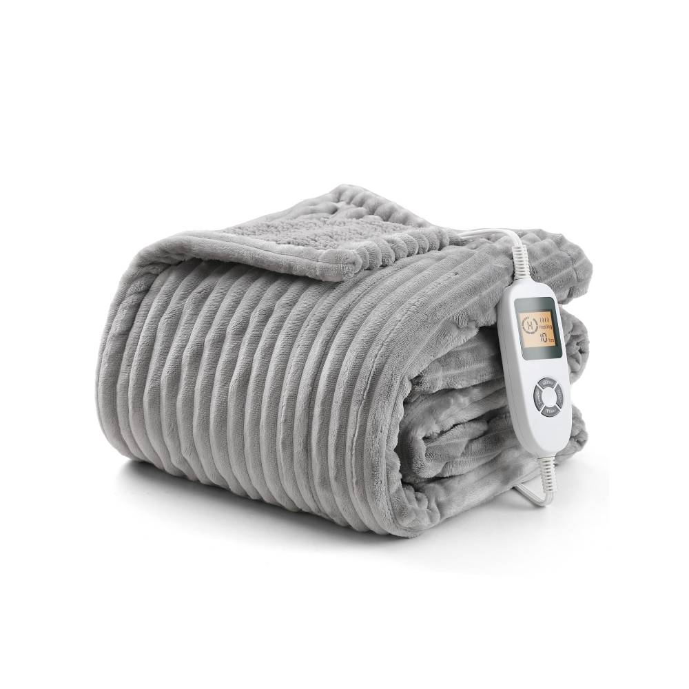 【50" x 60"】Electric Heated Throw Blanket, 50in x 60in Fast Heating Flannel Blanket