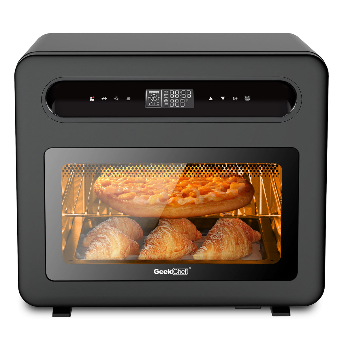 19QT Countertop Convection Toaster Oven Air Fryer Combo Rotisserie Rack US  STOCK