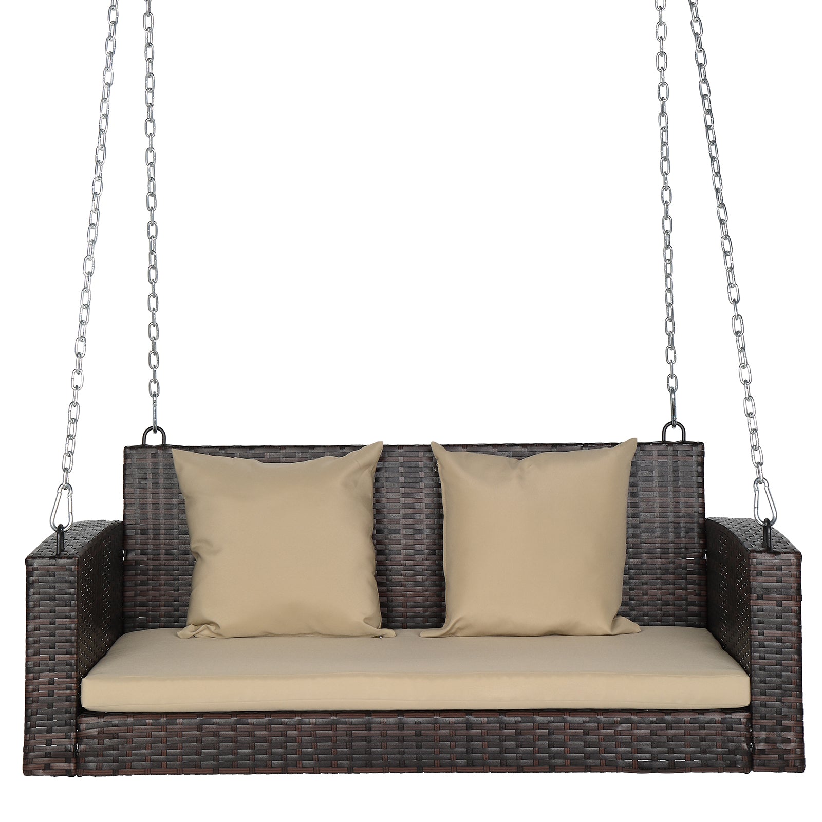 49in Gradient Rattan Swing Chair（Swing frames not included）