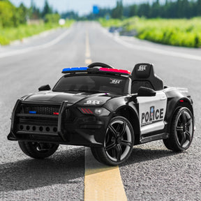 12V Kids Ride On Car ,Police sports car, 2.4GHZ Remote Control, LED Lights
