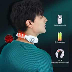 SKG K4 Neck Massager with Heat, Cordless Neck Massager for Pain Relief, Electric Neckology Cervical Massager