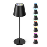 Sympa Cordless Table Lamp, Type-C Rechargeable Table Lamp with Smooth Dimming Warm Light, Touch Control Black 1PCS