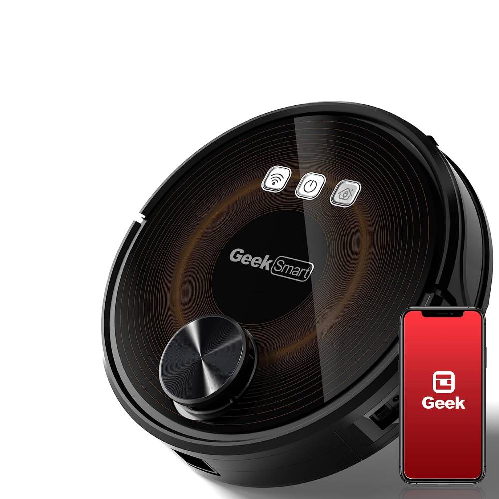 Geek Smart L8 Laser Robot Vacuum Cleaner , LDS Navigation, MAX 2700 PA Suction, Wi-Fi Connected APP