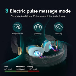 3 Electric pulse massage mode Simulate traditional Chinese medicine techniques