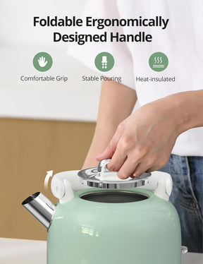 TaoTronics 2L 1500W Electric Kettle with Ergonomic Handle, LED Indicator