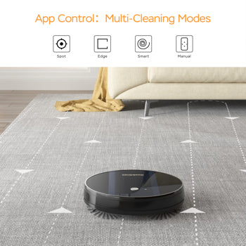 Geek Smart G6 gyroscope Robot Vacuum Cleaner, Ultra-Thin, 1800Pa Strong Suction,  Wi-Fi Connected APP