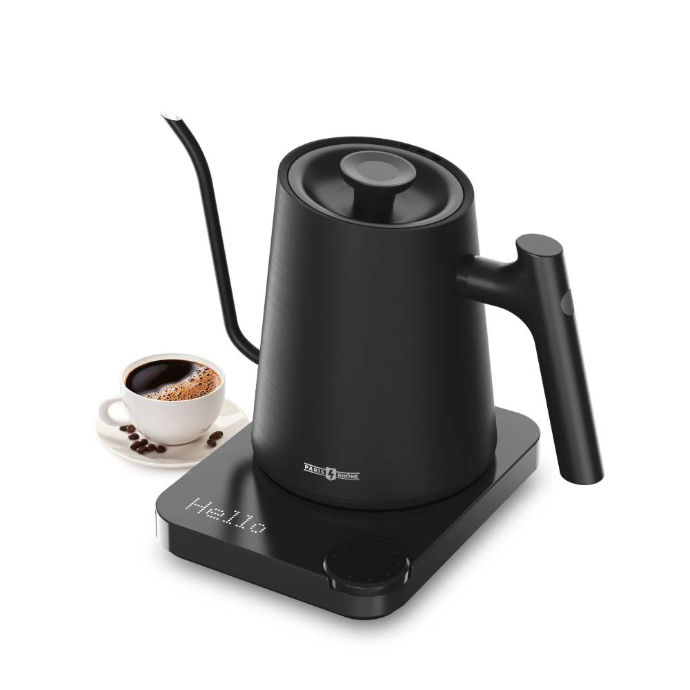 Electric Gooseneck Kettle Temperature Control & 5 Variable Presets