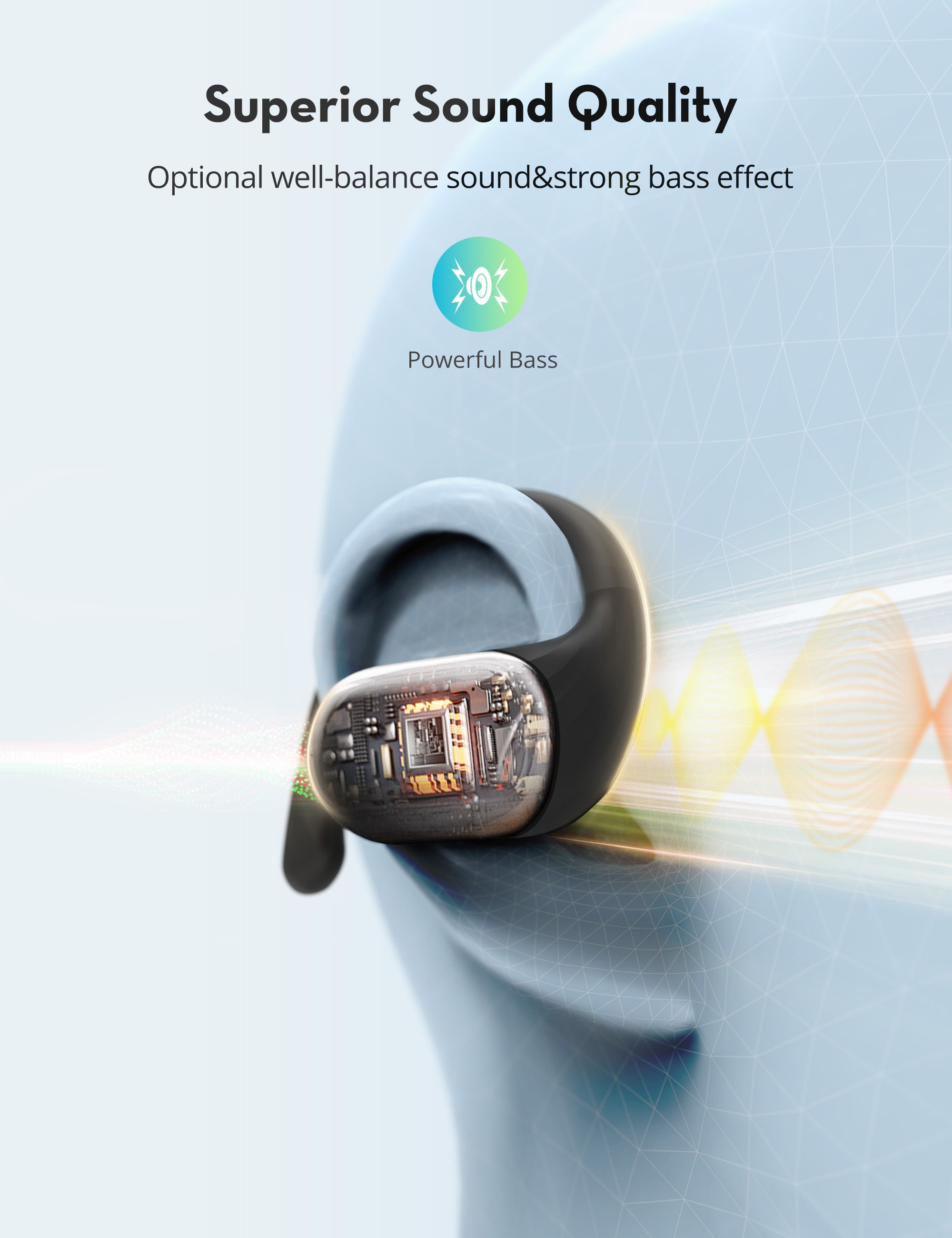 TaoTronics RP-BH1016 Open-Ear Earbuds – Feather-Light Comfort for an Effortless Active Lifestyle