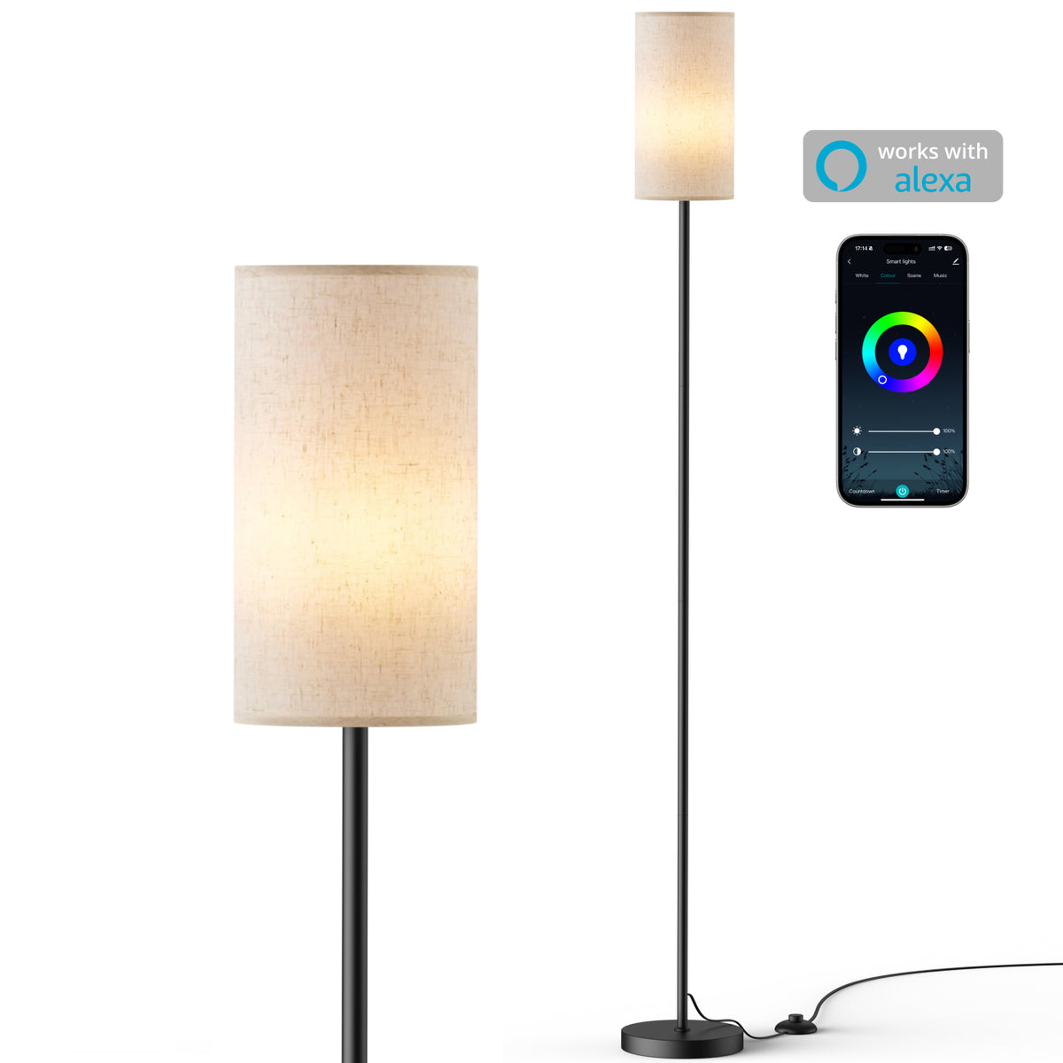 TaoTronics NB-DL010 Smart Floor Lamp – Ambient Lighting for a More Comfortable Home