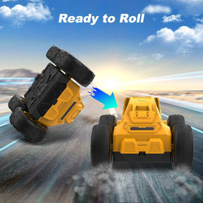 KATTUN Remote Control Car, 360° Flip and Rotation RC Bulldozer Toy, 2.4Ghz Stunt Car