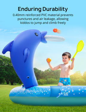Evajoy Inflatable Play Center Pool, Seaside Water Play Center