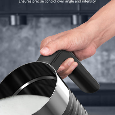 10.1 oz 4-in-1 Milk Frother and Steamer with Handle