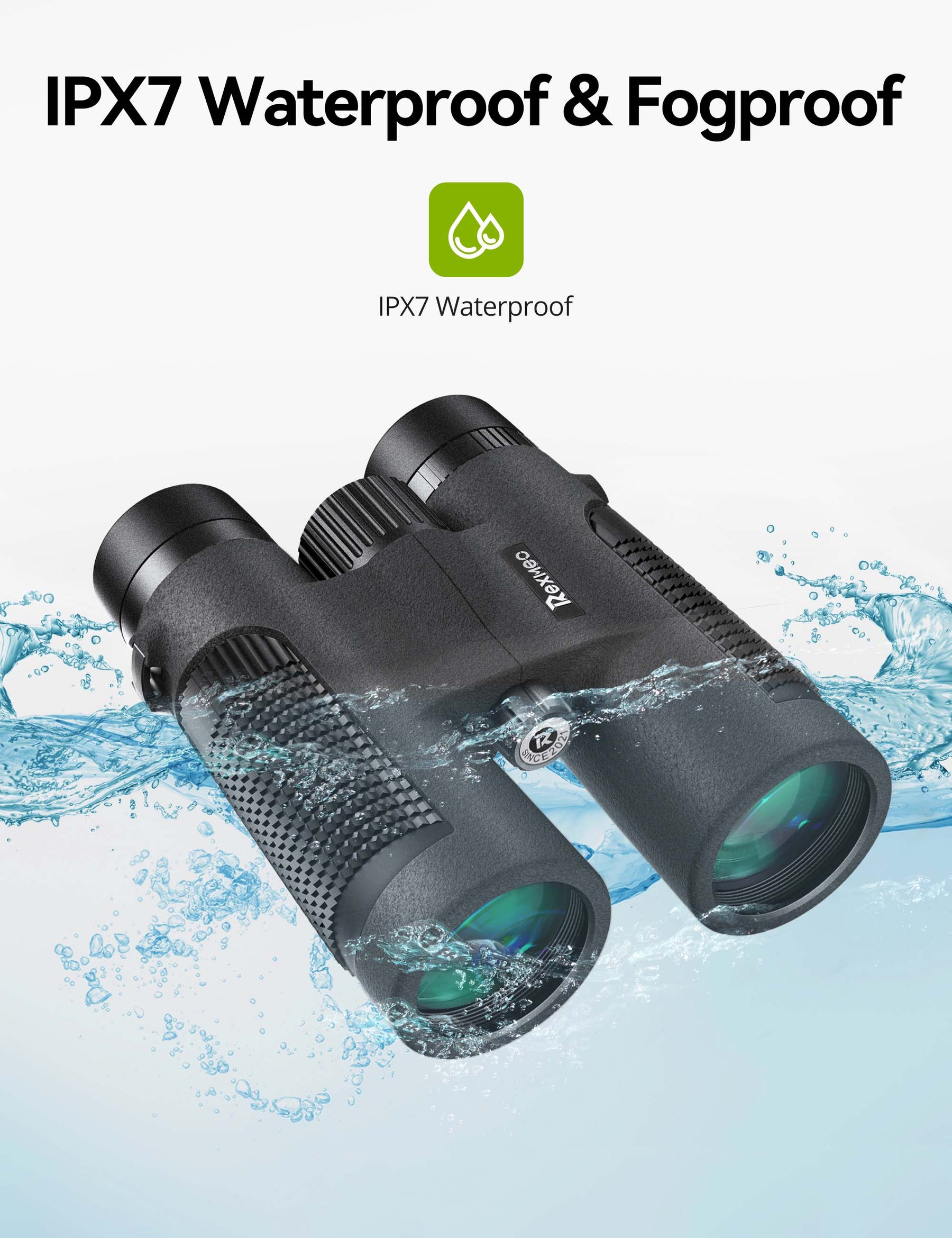 IPX7 Waterproof&Fogproof