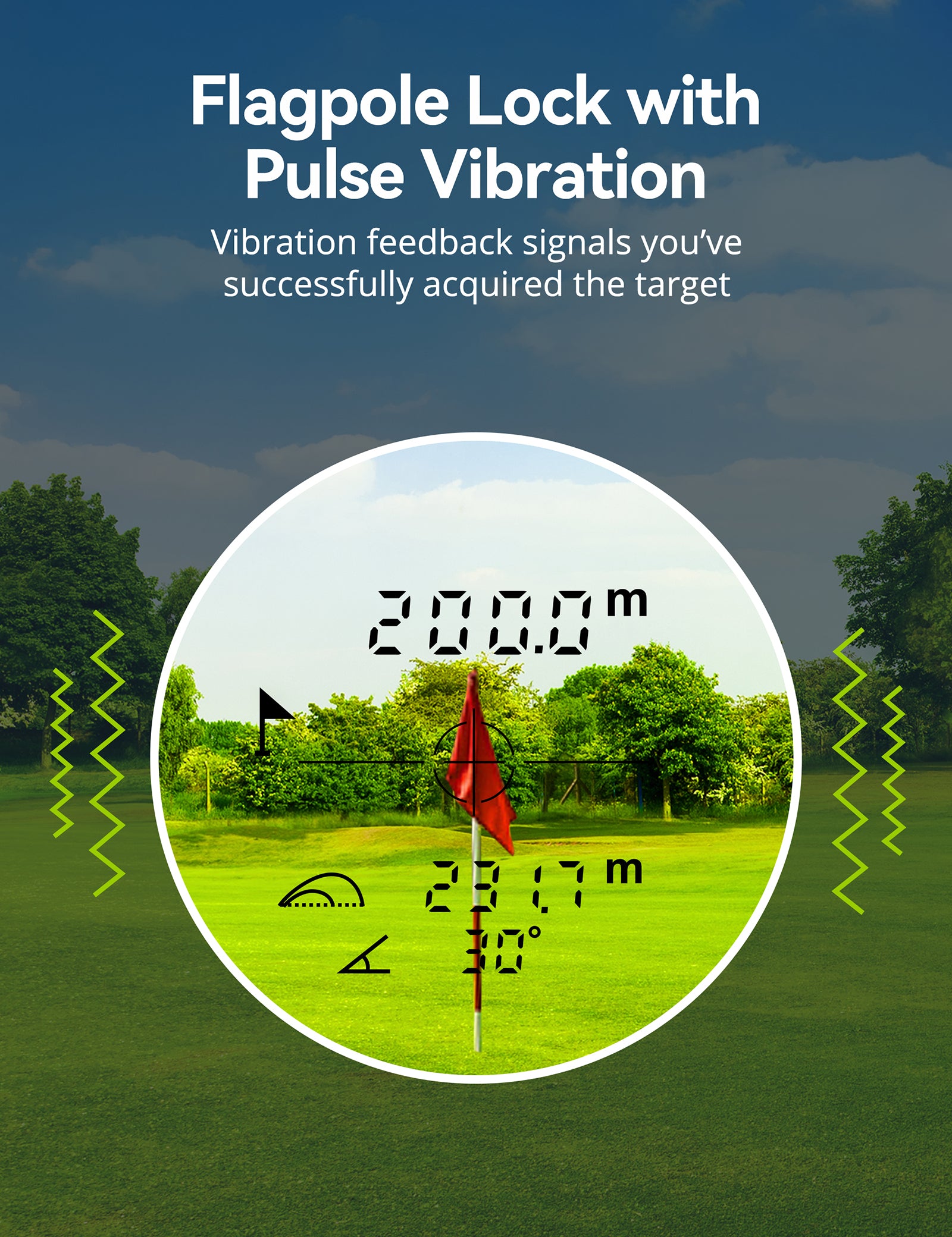 Flagpole Lock with Pulse Vibration