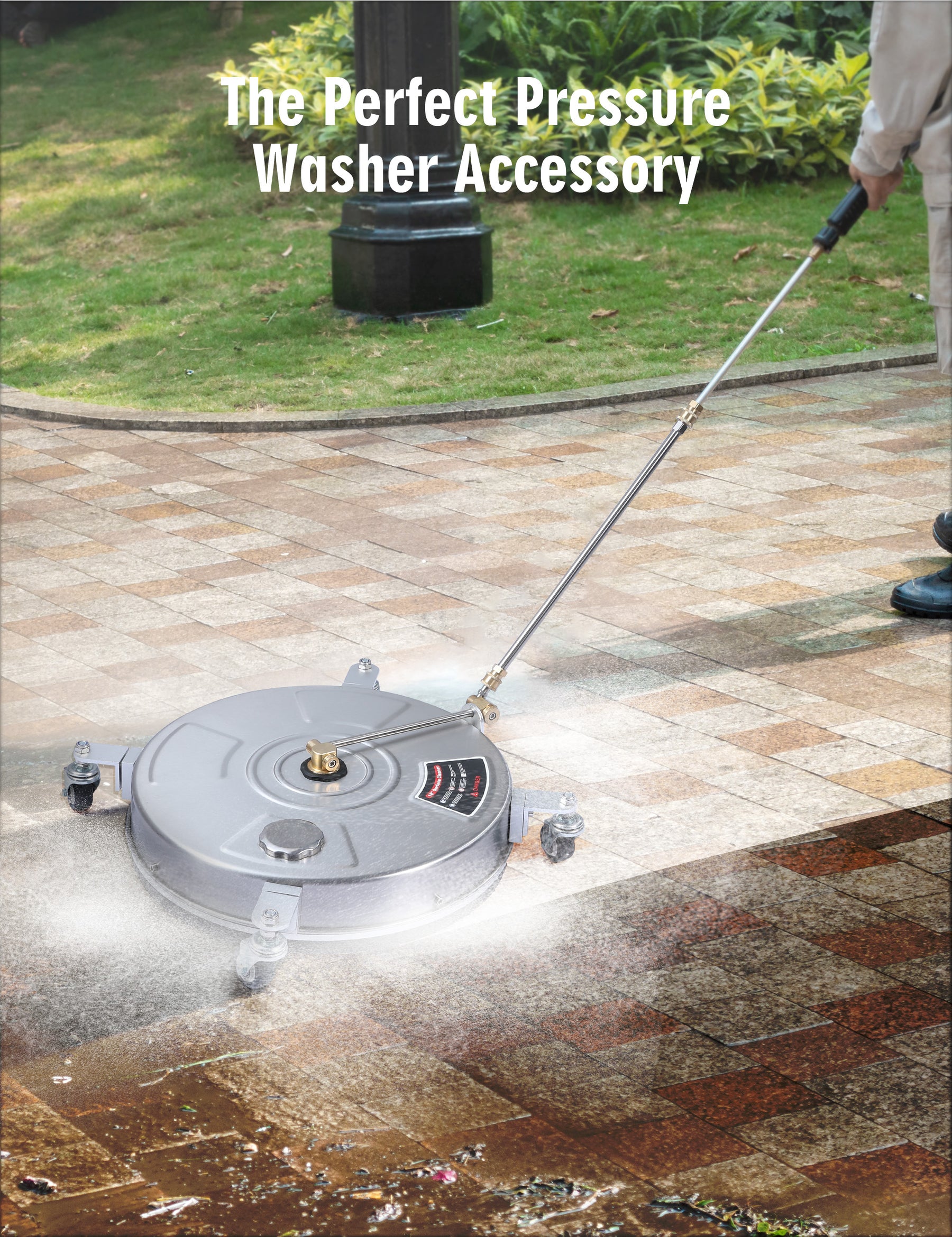 SWIPESMITH 15/18 Inch Pressure Washer Surface Cleaner, Pressure Washer Accessories