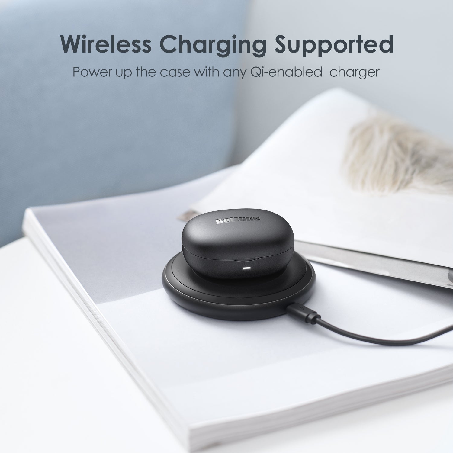 Taotronics Wireless Earbuds BH021 4 Mics IPX7 Waterproof 36Hrs Play