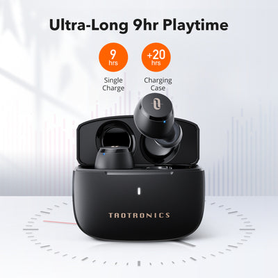TaoTronics Soundliberty 97 Bluetooth Earbuds USB-C fast charging
