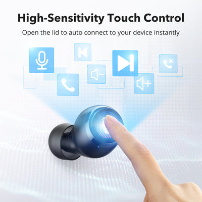 TaoTronics Soundliberty 97 Bluetooth Earbuds USB-C fast charging
