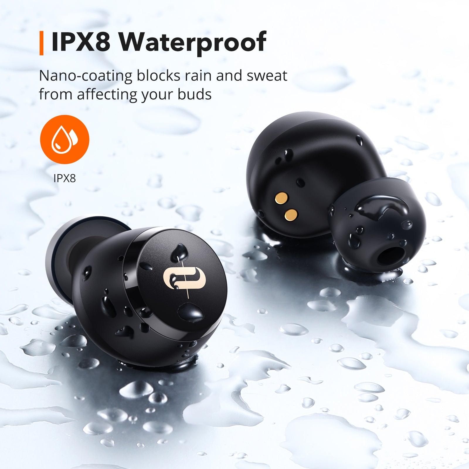 TaoTronics Soundliberty 97 Bluetooth Earbuds USB-C fast charging