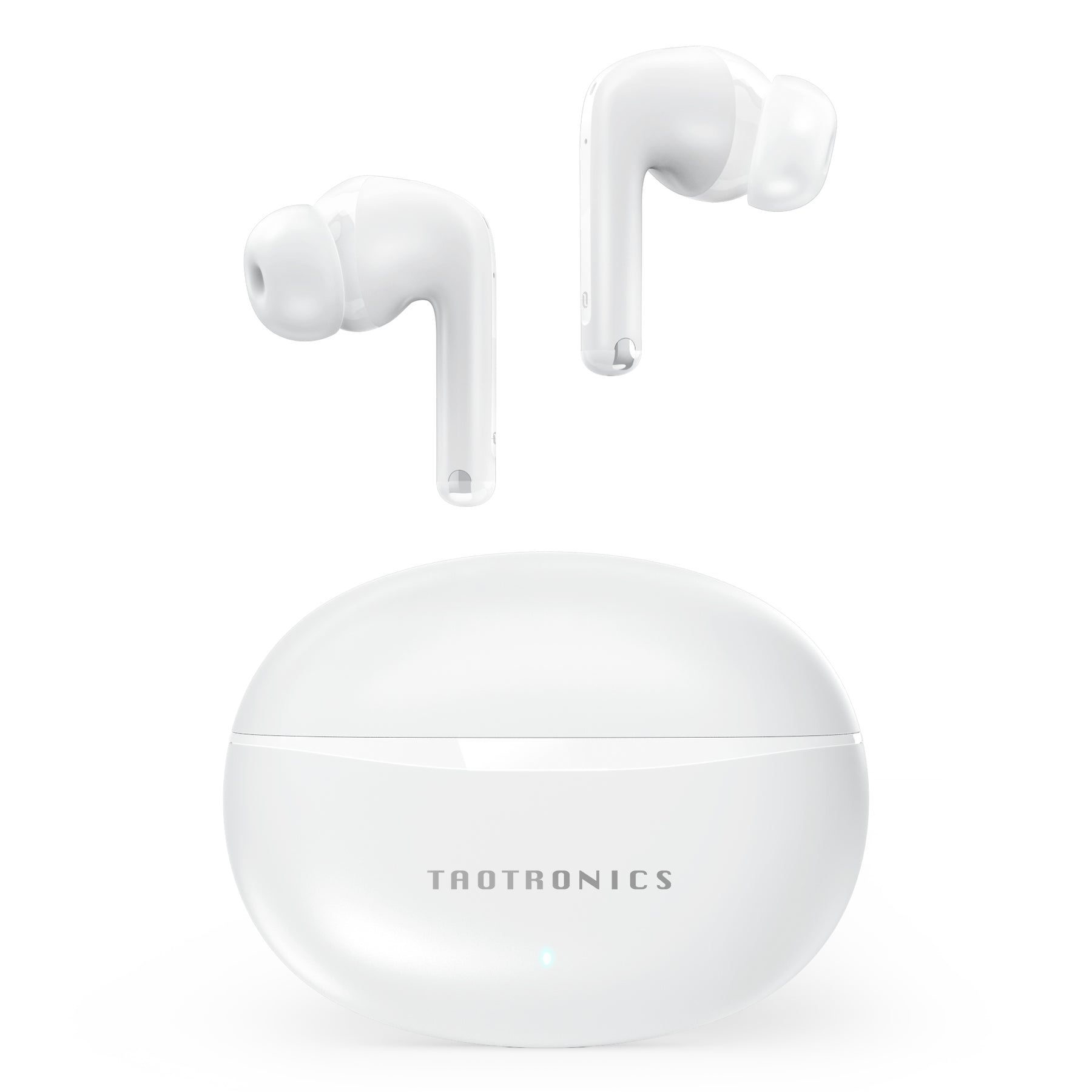 TaoTronics Wireless Earbuds BH1118, 25 dB Noise Cancelling 24H Playtime IPX5 Pass-Through Mode 4 Mic ENC