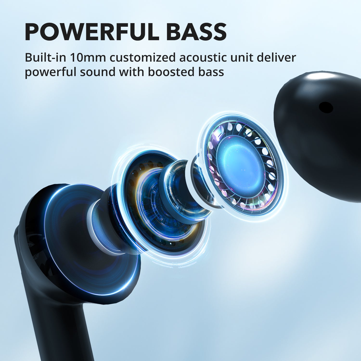 TaoTronics | Massage Gun TT-PCA004 & Bluetooth Earbuds TT-BH1120 Bundle
