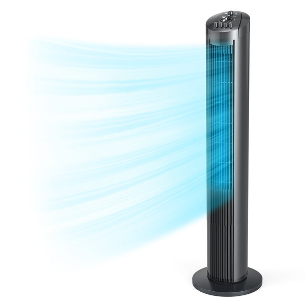 TaoTronics Tower Fan 36" with 3 Speed Settings and Autooff Timer 90°O