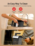 An Easy Way To Clean Coated with non-stick material for convenient cleaning