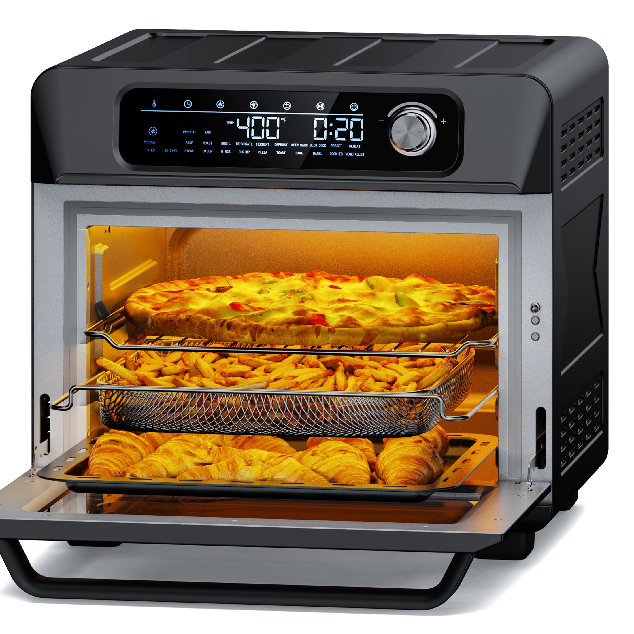 Air Fryer 26QT Extra Large Capacity Digital Toaster Oven NB-AF006