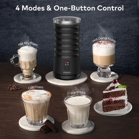 Miroco Milk Frother 002, Electric Milk Steamer Foam Maker 8oz for Coffee, Latte, Cappuccino