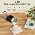 Milk Frother, 4-in-1 Milk Frother and Steamer, Hot & Cold Foam Maker with Silent Operation & Auto Shut-off WM-