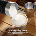 Milk Frother, 4-in-1 Milk Frother and Steamer, Hot & Cold Foam Maker with Silent Operation & Auto Shut-off WM-