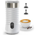 Milk Frother, 4-in-1 Milk Frother and Steamer, Hot & Cold Foam Maker with Silent Operation & Auto Shut-off WM-