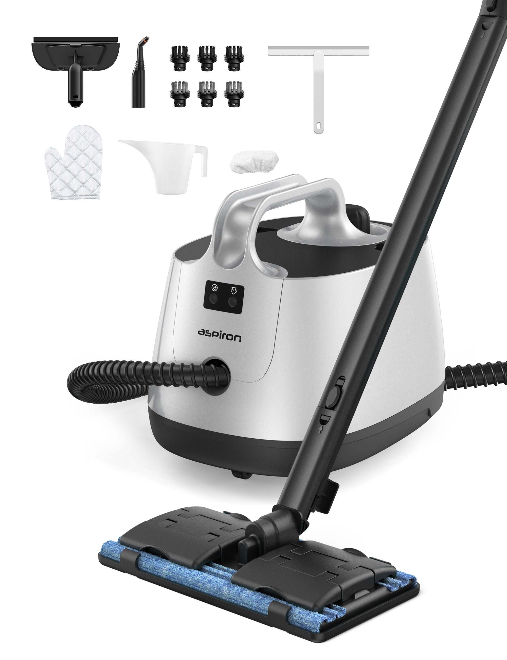 TaoTronics Portable Multipurpose Steam Cleaner CA019, 5 Mins Heating with 1.5L Tank WM