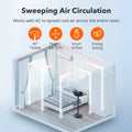 Pedestal Fan 010, with Remote, 3 Wind Modes, 12 Speed Levels WM-