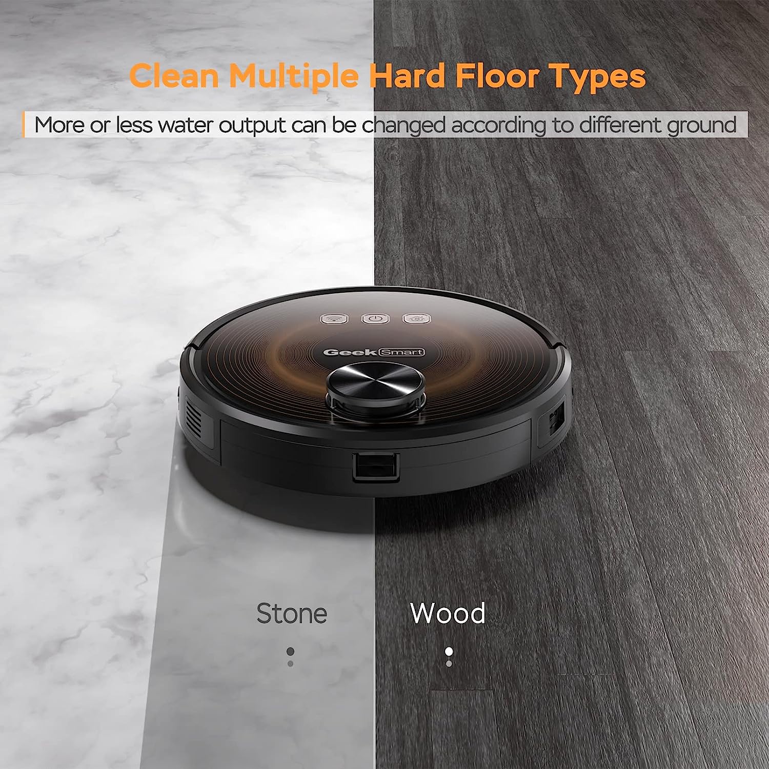 Geek Smart L8 Laser Robot Vacuum Cleaner , LDS Navigation, MAX 2700 PA Suction, Wi-Fi Connected APP