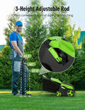 SWIPESMITH 16-Inch 15 Amp Electric Dethatcher Scarifier, Lawn Dethatcher with 5-Position Depth Adjustment SI-TH002